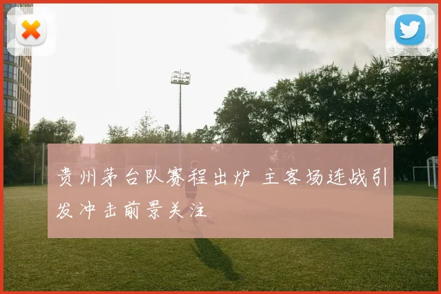 贵州茅台队赛程出炉 主客场连战引发冲击前景关注